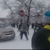 Oregon Snow Ball Fight Picture
