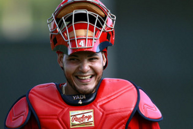 Yadi Signed Mask to Benefit Salvation Army