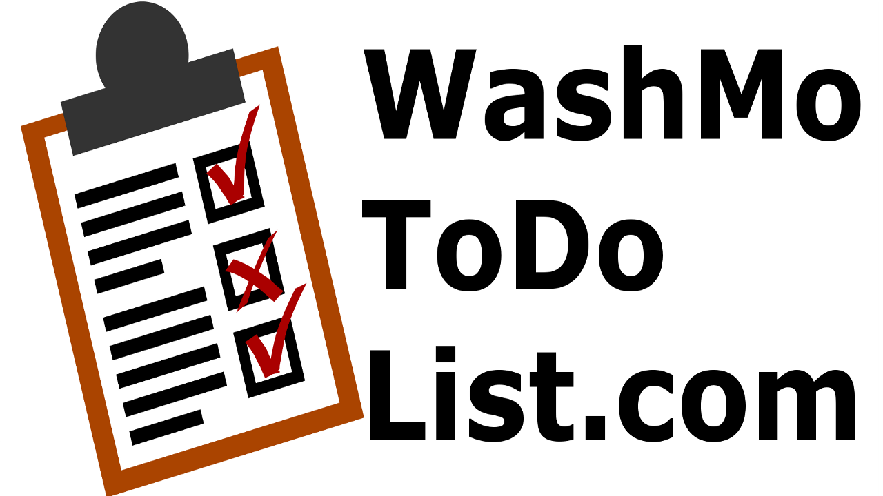 WashMo To Do List