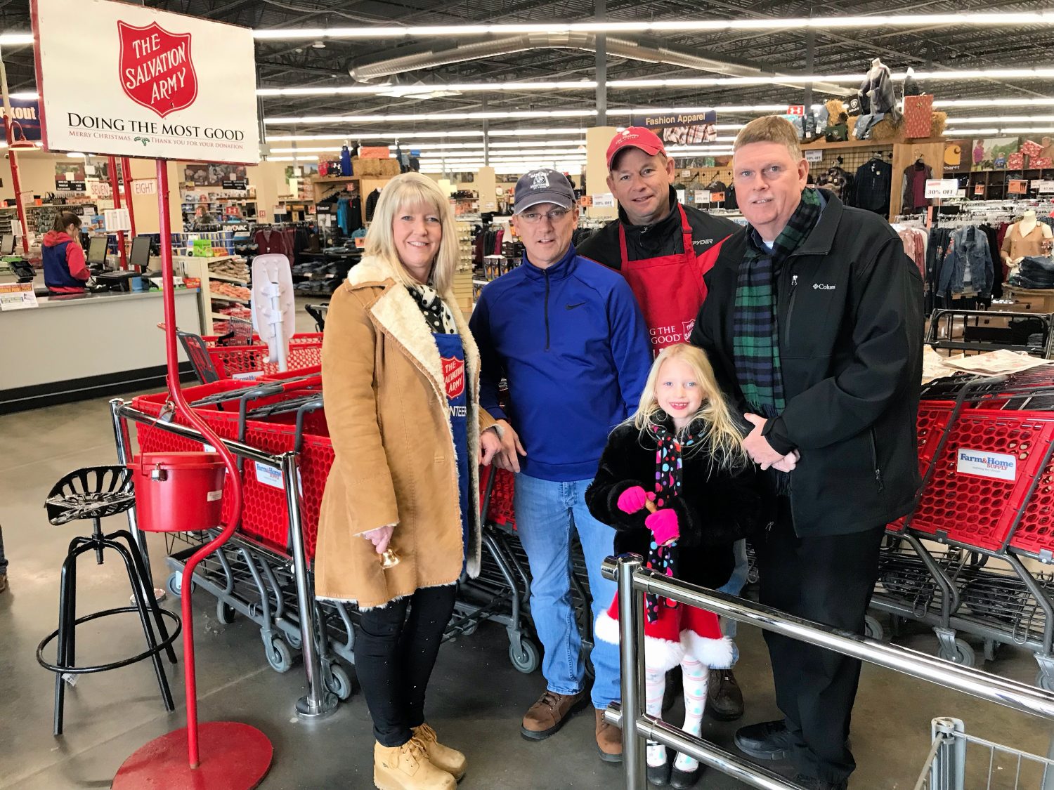 Salvation Army Mayor’s Bell Ringing Challenge